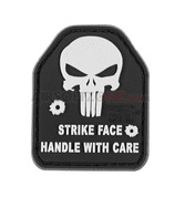 SAPI SKULL RUBBER PATCH - PUNISHER - MILITARY PATCHES