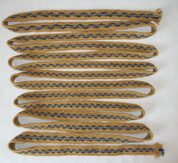 SVERIGE - HEDDLE BELT - TABLET WOVEN BELT, 1 METER - DEKORATIVE TEXTILGÜRTEL