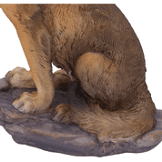 WOLF MOUNTAINS CRY 20CM - FIGURINES D'ANIMAUX