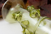 BEAR HEADS, HISTORICAL GLASS - HISTORICAL GLASS