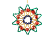 STAR OF YULE, YULE DECORATION - DÉCORATIONS DE NOËL