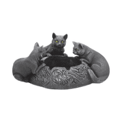 FELINE TRIO ASHTRAY - FIGURINES D'ANIMAUX