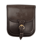 THOR'S HAMMER, LEATHER BELT BAG - BROWN - BAGS, SPORRANS