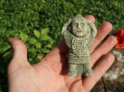 XIPE-TOTEC, SMALL, AZTEC GOD - AMERICA - INCAS, MAYA AND AZTECS