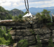 CELTIC FOX, HEAD, PENDANT, STERLING SILVER - PENDANTS