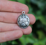 WOLF TRACK, PENDANT, TIN - ANIMAL PENDANTS