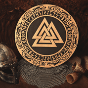 VALKNUT  WALL DECORATION - WOODEN STATUES, PLAQUES, BOXES