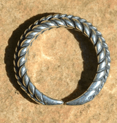 VIKING BRAIDED RING, STERLING SILVER, AG 925 - PENDANTS