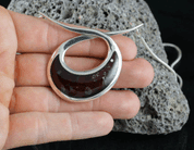 NUBIA, AMBER, NECKLACE, STERLING SILVER - AMBER JEWELRY
