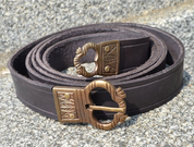 FLORIA, MEDIEVAL LEATHER BELT - BELTS