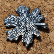 MAPLE LEAF, SILVER PENDANT - MYSTICA SILVER COLLECTION - PENDANTS