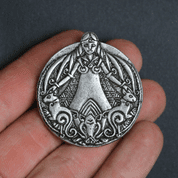 FREYA VIKING PENDANT ZINC, ANTIQUE SILVER - ALL PENDANTS, OUR PRODUCTION