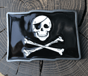 PIRATE FLAG, BELT BUCKLE - CUSTOM MADE BELTS