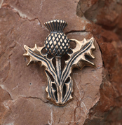 SCOTTISH THISTLE - ALBA, BRONZE PENDANT - CELTIC PENDANTS