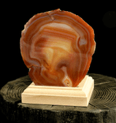 AGATE, CANDLEHOLDER FOR A TEA CANDLE - PRODUCTS FROM STONES