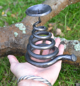 FORGED SPIRAL CANDLE HOLDER - PRODUITS FORGÉS