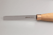 K1/10 – COMPACT STRAIGHT FLAT CHISEL SINGLE BEVEL. SWEEP №1 - FORGED CARVING CHISELS