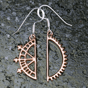 BEAIVI AND MANO, SUN AND MOON, SAMI EARRINGS, BRONZE - PENDENTIFS, COLLIERS