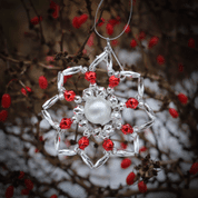 ARCTIC STAR, YULE DECORATION FROM BOHEMIA - DÉCORATIONS DE NOËL