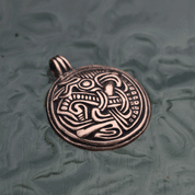 SLEIPNIR CHEVAL VIKING, AMULETTE SCANDINAVIE XE SIÈCLE, BRONZE - PENDENTIFS, COLLIERS