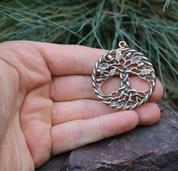 OAK SACRED TREE OF LIFE PENDANT BRONZE - PENDANTS, NECKLACES