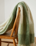 FOXFORD NEWGRANGE MOHAIR THROW, IRELAND - COUVERTURES ET CHÂLES EN LAINE D'IRLANDE