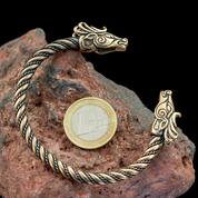 FIANNA, CELTIC DEER, BRONZE BRACELET - VIKING, SLAVIC, CELTIC BRACELETS - BRONZE AND BRASS