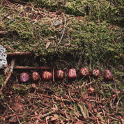 RED JASPER RUNE SET, OLD FUTHARK - DECORATIVE MINERALS AND ROCKS