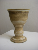 MEDIEVAL CERAMIC GOBLET FOR WINE - HISTORICAL CERAMICS