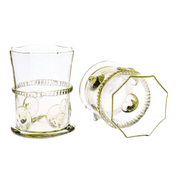 SET OF WHISKY GLASSES IN A BOX - RÉPLIQUES HISTORIQUES DE VERRE