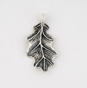 FEUILLE DE CHÊNE, PENDENTIF, ARGENT 925 - PENDENTIFS