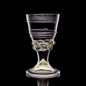 VERRE À VIN MÉDIÉVAL, 14ÈME SIÈCLE, FRANCE - RÉPLIQUES HISTORIQUES DE VERRE