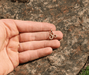 LITTLE TRISKELE, BRONZE PENDANT - ANHÄNGER, HALSKETTEN