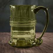 BEER GLASS, HALFLITER, HISTORICAL GLASS - HISTORICAL GLASS