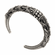 VIKIN HALSKETTE, HORNELUND, SCHWEDEN, BRONZE, VERSILBERT - WIKINGER, SLAWISCHE, KELTISCHE ARMBÄNDER - BRONZE