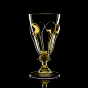 PERCHTA - JUG, BOHEMIAN MEDIEVAL GREEN GLASS - RÉPLIQUES HISTORIQUES DE VERRE