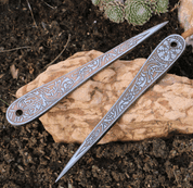 VENGEANCE BRONZE EDITION ETCHED THROWING KNIFE WITH VEGVÍSIR - 1 PIECE - SHARP BLADES - THROWING KNIVES