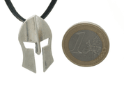 CASQUE SPARTIATE, PENDENTIF EN ARGENT - PENDENTIFS