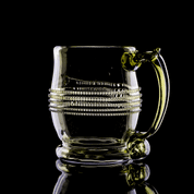 BEER GLASS, GREEN, HISTORICAL REPLICA - RÉPLIQUES HISTORIQUES DE VERRE