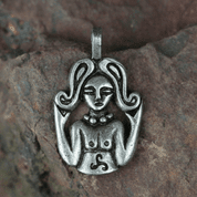 CELTIC GODDESS, ZINC PENDANT, ANTIQUE SILVER - ALL PENDANTS, OUR PRODUCTION