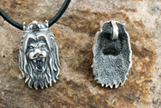 TCHÈQUE LION, PENDENTIF, ARGENT 925 - PENDENTIFS