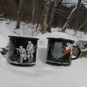 TASSE EN ÉMAIL DE LA LÉGION TCHÉCOSLOVAQUE - TASSES, VERRES, OREILLERS