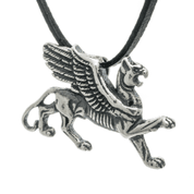 SCYTHIAN GRIFFIN, SILVER PENDANT BY WULFLUND, AG 925 - PENDANTS