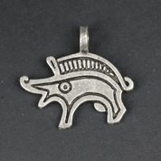 GERMANIC BOAR, PENDANT, ZINC - ALL PENDANTS, OUR PRODUCTION