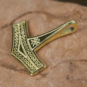 THOR HAMMER DENMARK GOLD PLATED - WIKINGERAMULETTE