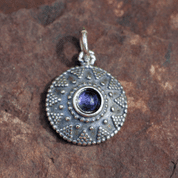 ISOLDA, IOLITE, SILVER PENDANT - PENDANTS