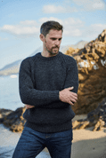 IRISCHER ANGELSWEATER, ARAN, IRLAND - IRISCHE WOLLPULLOVER