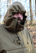 ANORAK POUR BUSHCRAFT EN LAINE, SYSTÈME PERUNIKA - BUSHCRAFT