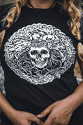 LADY DEATH, LADIES' T-SHIRT BLACK, DRUID COLLECTION - T-SHIRTS - DAMEN