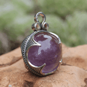 VIKING AMETHYST BALL PENDANT, GOTLAND, SILVER - PENDANTS